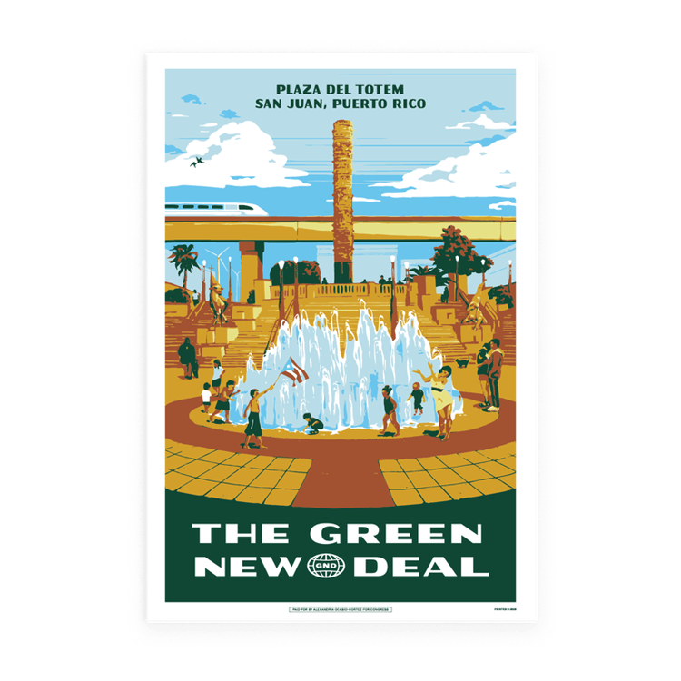 Green New Deal poster